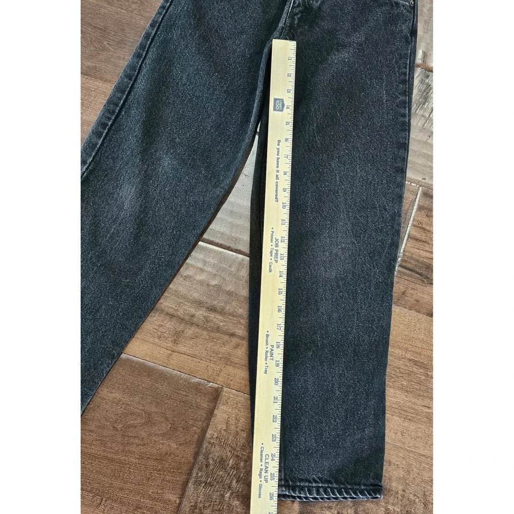 Vintage Levis 560 Regular‎ Black Acid Wash Orange Tab Jeans Kids Size 12 W26